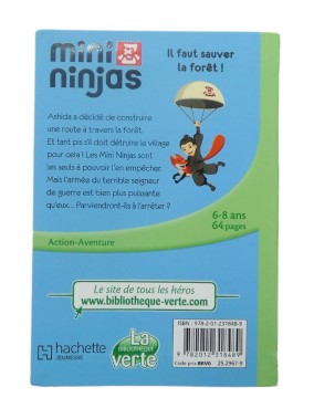 Livre Mini ninjas il faut sauver la forêt HACHETTE