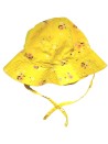 Robe et chapeau jaune fleurs H&M taille 6 mois