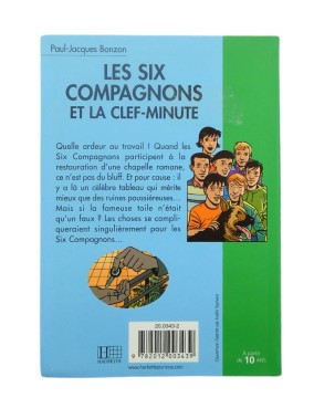 Livre Les six compagnons et la clef minute Bibliothèque verte HACHETTE