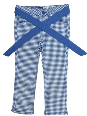 Pantalon vichy bleu OKAIDI taille 6 ans