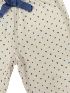 Pantalon de pyjama cœur bleu Taille 24 mois