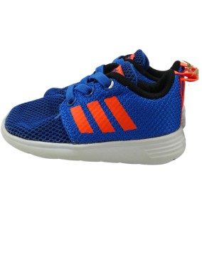 Baskets bleues 3 bandes o ADIDAS taille 20