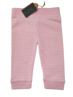 Pantalon rayures roses taille 6 mois
