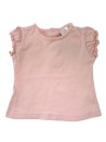 T-shirt MC froufrou rose taille 6 mois