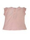 T-shirt MC froufrou rose taille 6 mois