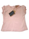 T-shirt MC froufrou rose taille 6 mois