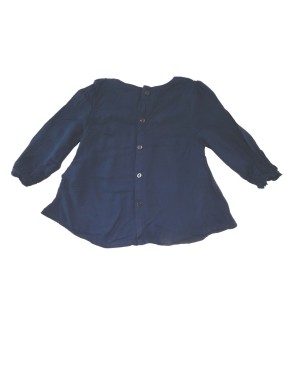 T-shirt blouse marine KIABI taille 6 mois