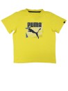 T-shirt MC jaune PUMA taille 12 ans