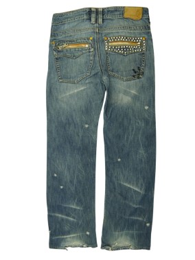 Pantalon jeans clouté LEO GUTTI taille 38