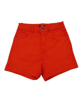 Short en jeans rouge KIABI...