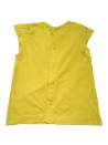 T-shirt MC jaune ajouré KIABI taille 6 mois