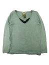 Pull ML col v dentelle CAMAIEU taille 40