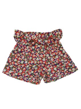 Short fleurs CERISE BLUE taille L