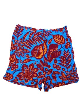 Short léger imprimé feuilles GEMO taille 42