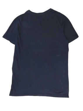 T-shirt MC tête de mort bleu KIABI taille S