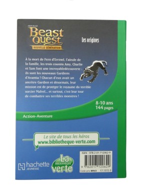 Livre Beast quest nouvelle génération Les origines HACHETTE