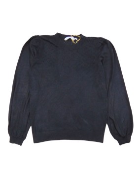 Pull ML bleu marine NAFNAF taille XS