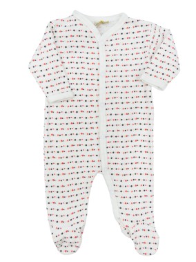 Pyjama 1p pois 50cm taille naissance