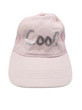 Casquette rose cool sequins TEX taille 6-8 ans