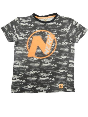 T-hirt MC militaire pixel NERF taille 8 ans