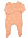 Pyjama 1p saumon feuille TEX taille 1 mois