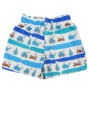 Short de bain baleine crabe TRIBORD taille 18 mois