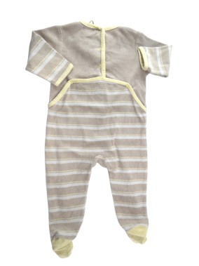 Pyjama ML avec pieds MANON&VALENTIN taille 6 mois