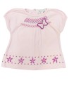 T-shirt Mc papillon rose KIMBALOO taille 3 mois