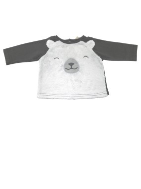T-shirt ML ours blanc...