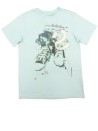 T-shirt MC bleu baskets DESIGUAL taille 11-12 ans