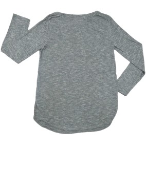 T-shirt ML gris nice is MUDD GIRLS taille 14 ans