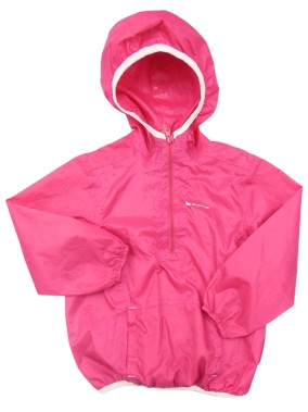 Imperméable sweat rose QUECHUA taille 3-4 ans