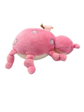 Peluche coccinelle rose