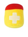 Peluche à bruits médicaments jaune