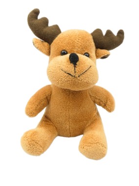 Peluche cerf  bois marron...