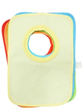 Lot de bavoirs multi couleurs col élastique