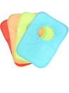 Lot de bavoirs multi couleurs col élastique