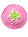 Chapeau fraise rose taille 12 - 24 mois