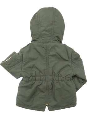 Manteau kaki foret BABYCLUB taille 18 mois 80cm