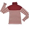 Pull col roulé bordeaux CYRILLUS taille 12 ans