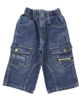 Pantacourt jeans à poches taille 8 ans