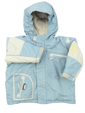 Manteau ski vintage bleu...