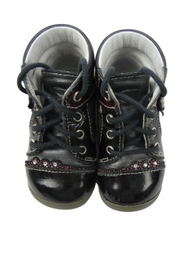 Chaussures bottines vernis noires bambin BELLAMY pointure 20