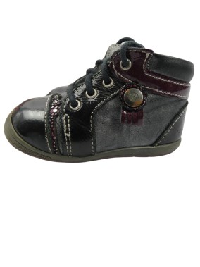 Chaussures bottines vernis noires bambin BELLAMY pointure 20