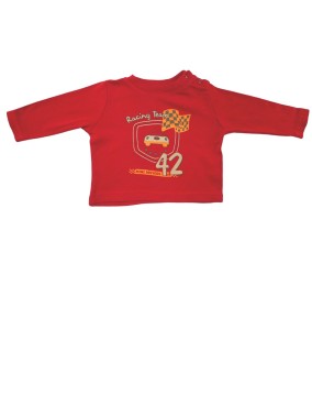 T-shirt manches longues racing taille 6 mois