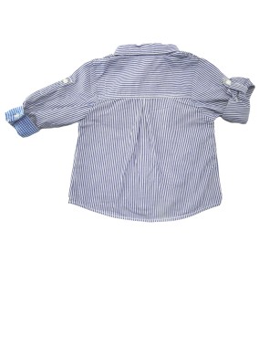 Chemise à rayures bleu TAPE A L'OEIL taille 6 mois