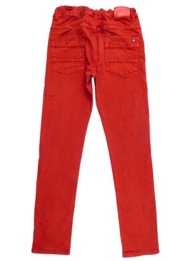 Pantalon rouge foncé bouton OKAIDI taille 12 ans