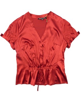 Blouse MC effet satin SAINT...