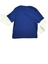 T-shirt Ml bleu poissons PETIT BATEAU taille 12 mois