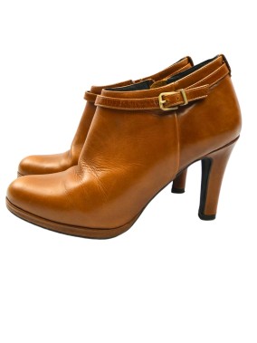 Bottines marrons boucle...